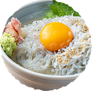 しらす桜えび2色丼